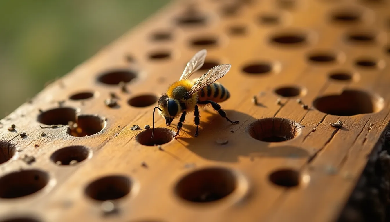 Bienenhotel fachlich gut gemacht!